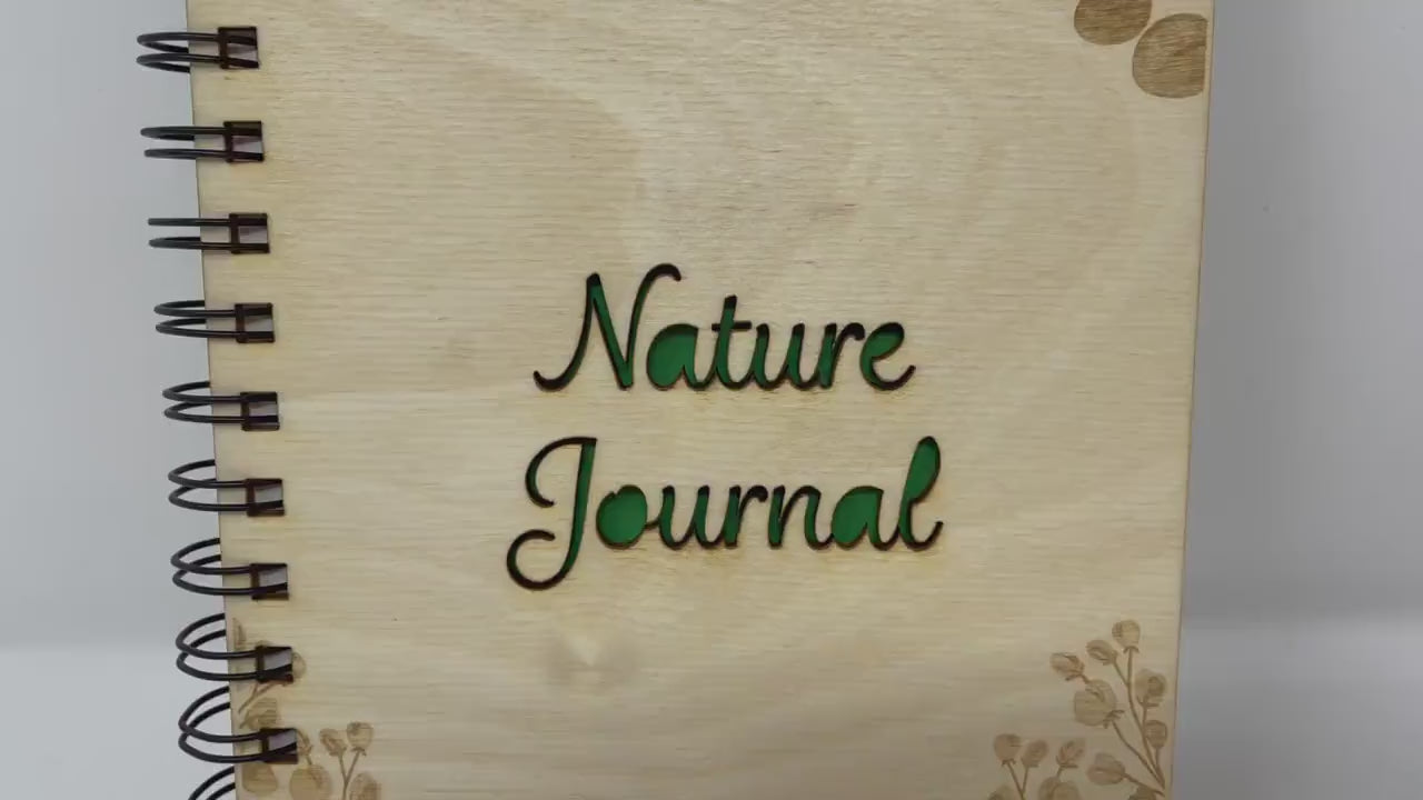 Nature Wood Journal | Study Trees Mushrooms Leaves | Drawing Diary