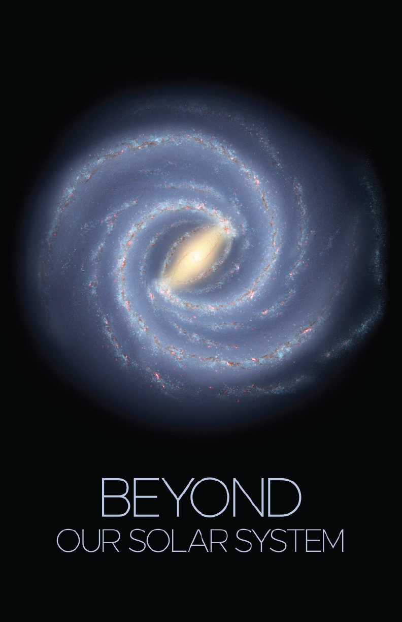 Beyond Our Solar System | NASA Art | Space Artwork | Galaxy Swirl | Solar System Art | Space Poster | Solar System Print | Space And Galaxy