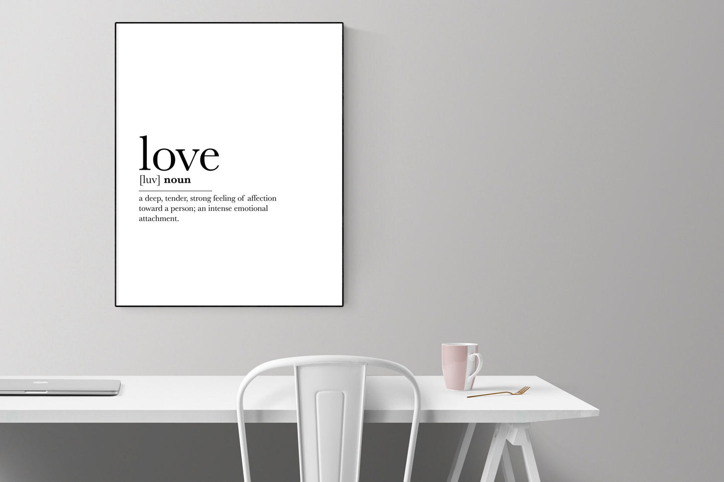 Love Quote Art Print | Definition Poster