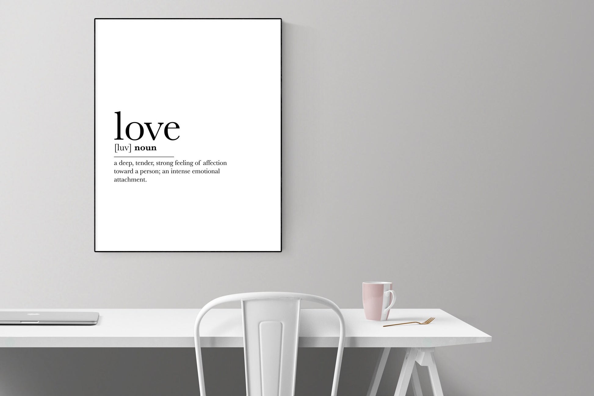 Love Quote Art Print | Definition Poster