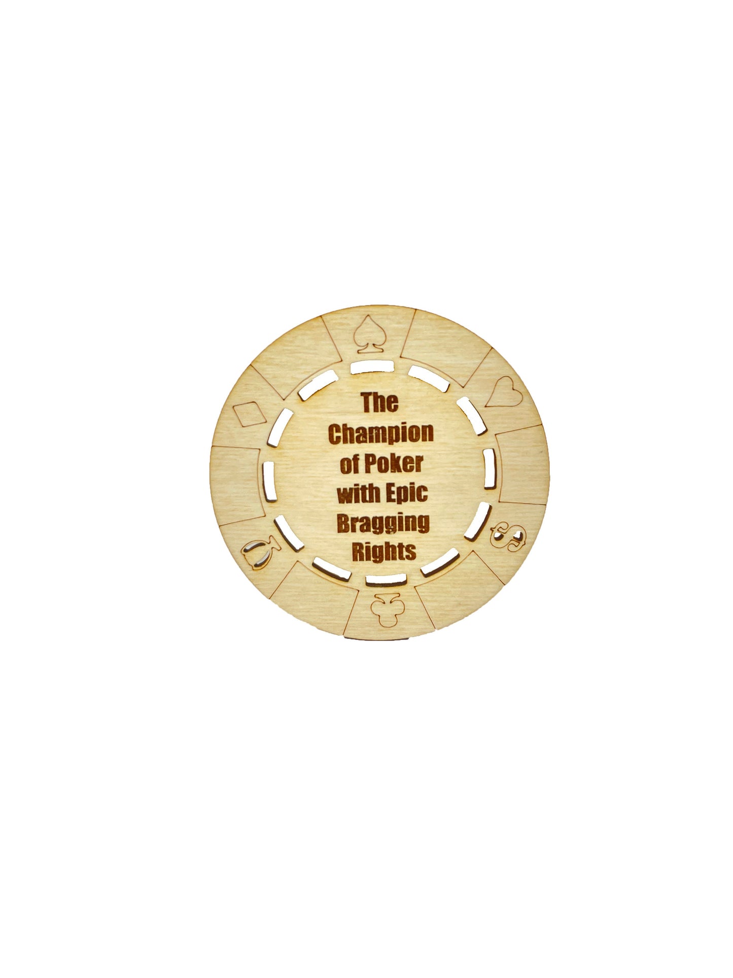 Poker Chip Tournament Trophy | Gag Gift | Epic Bragging Rights