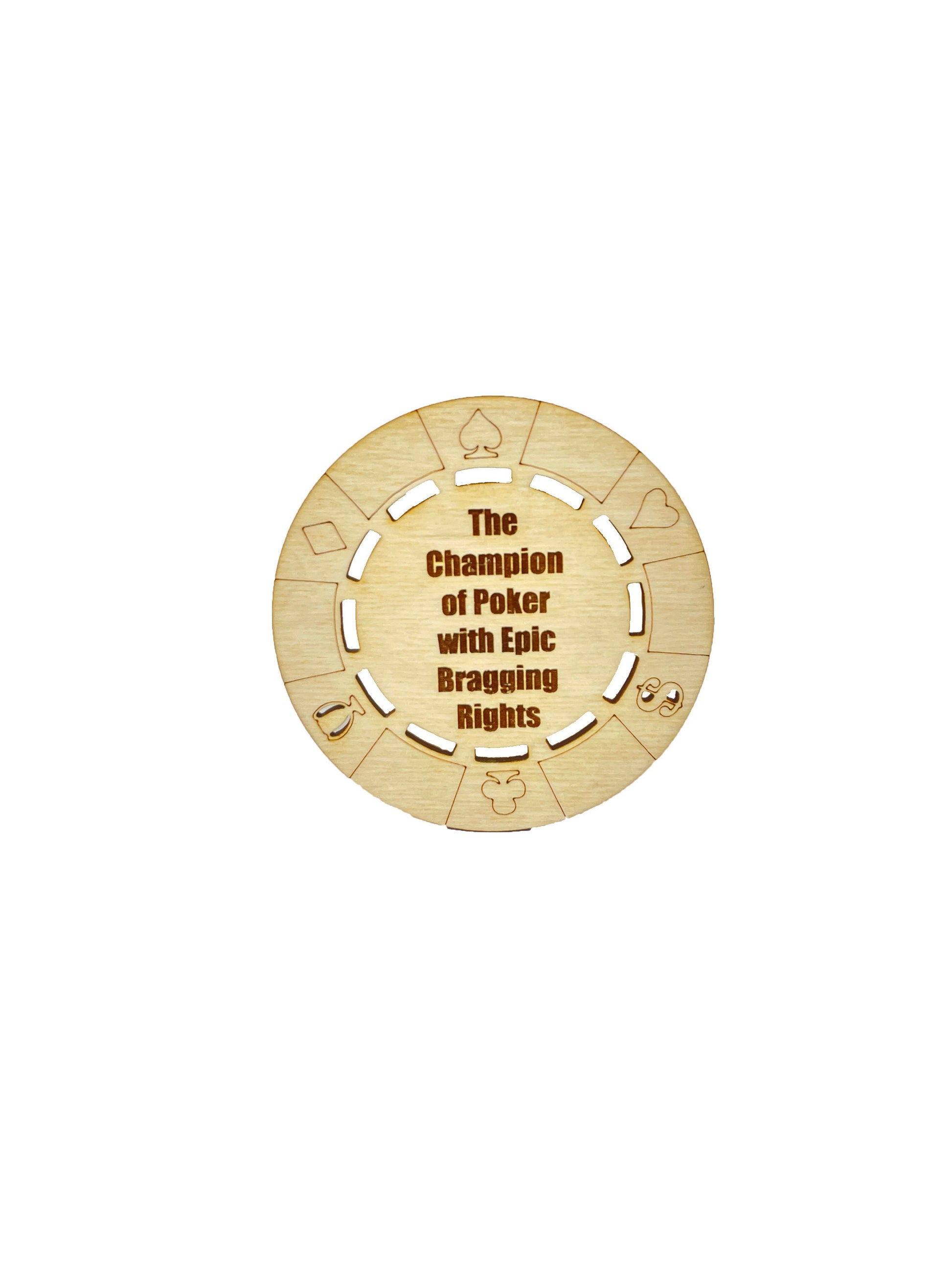 Poker Chip Tournament Trophy | Gag Gift | Epic Bragging Rights