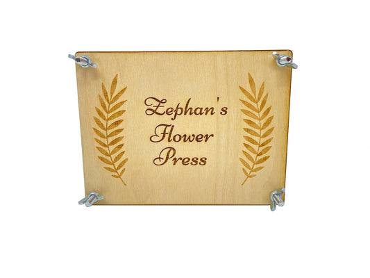 Nature Wood Flower And Leaf Press | Study Trees Mushrooms Leaves And Flowers | 7.75 in x 6 in