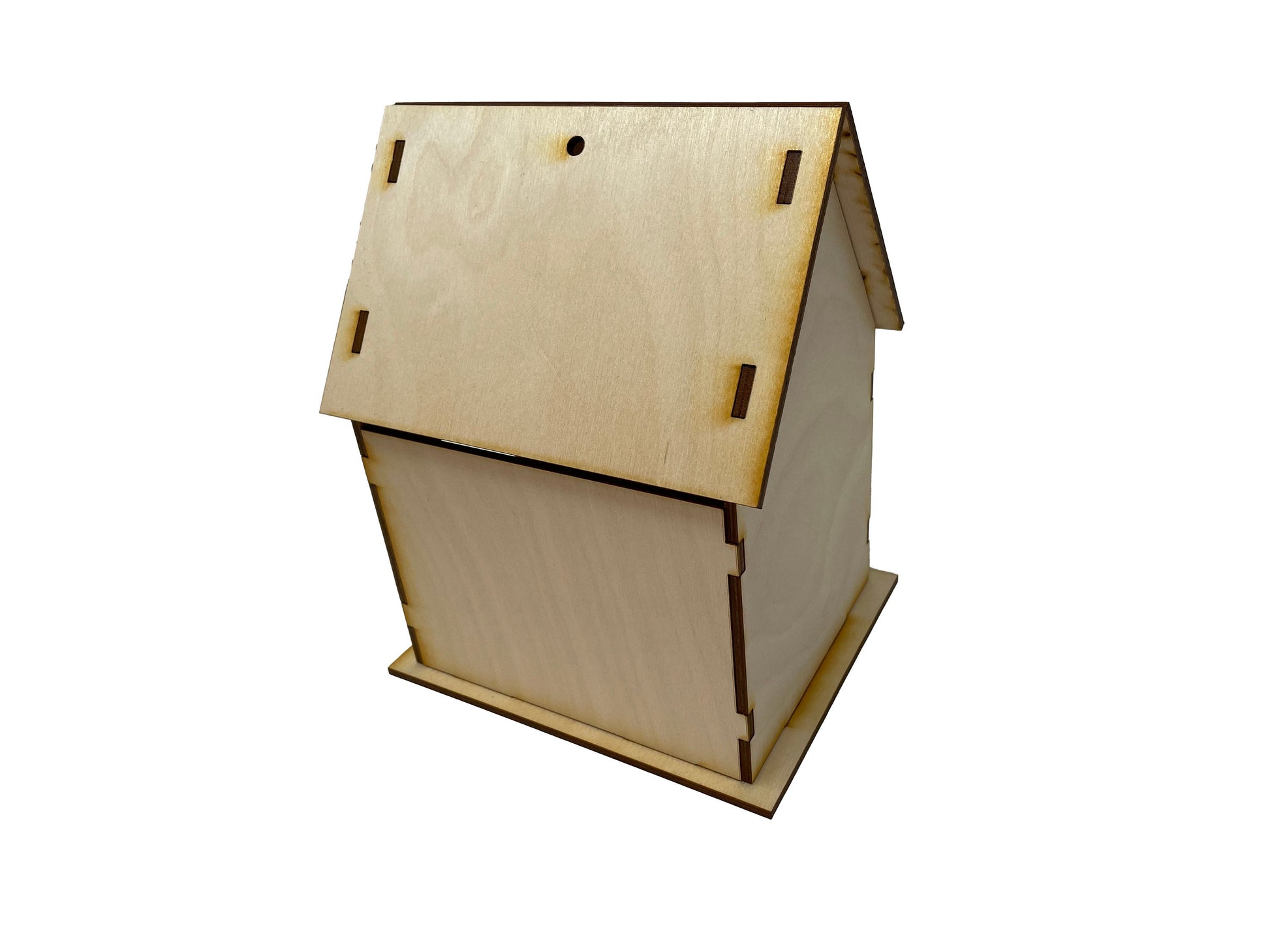 Birdhouse And Feeder | Unfinished | Completed Size: 7 x 6 x 5 in. | DIY Assembly Required