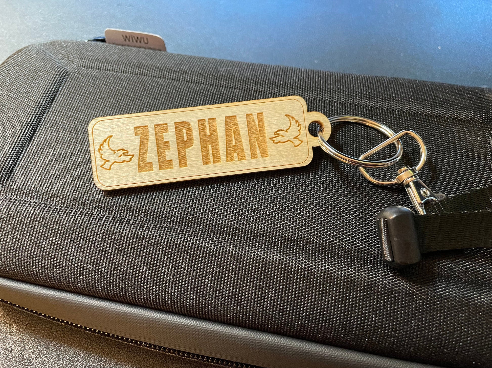 Custom Name or Gamer Tag Key Chain | Video Games | Tag ID | Wood