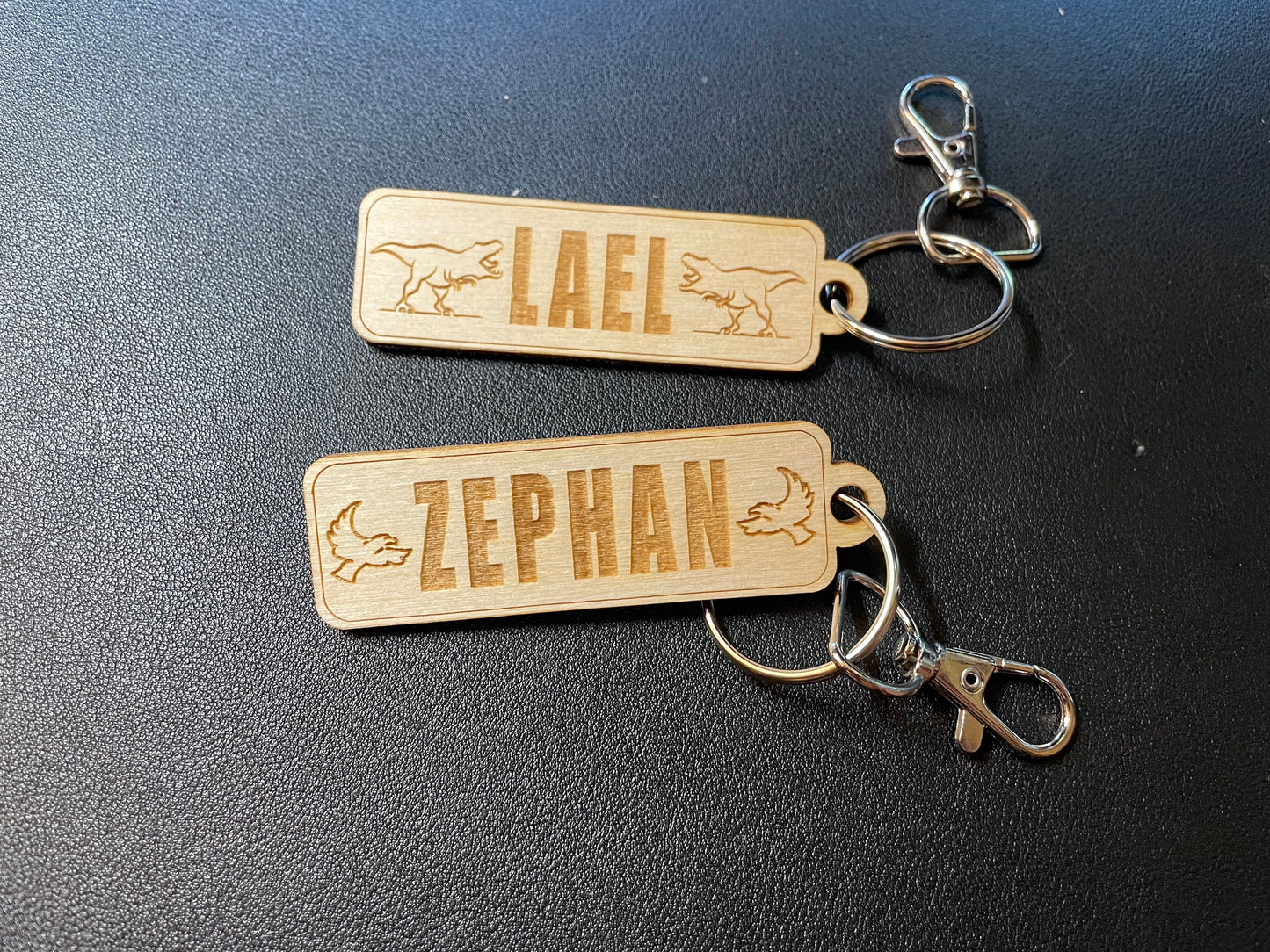 Custom Name or Gamer Tag Key Chain | Video Games | Tag ID | Wood