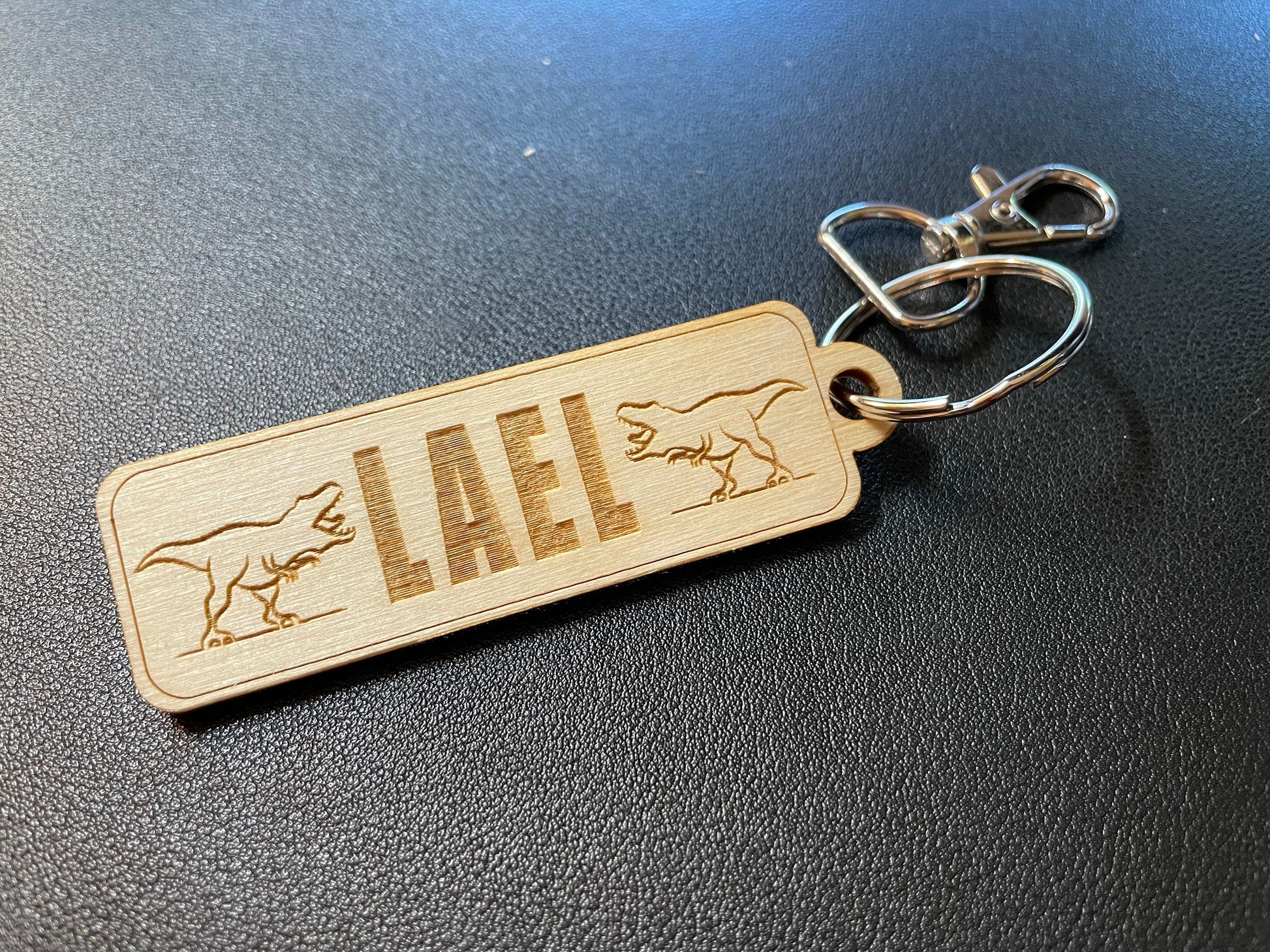 Custom Name or Gamer Tag Key Chain | Video Games | Tag ID | Wood