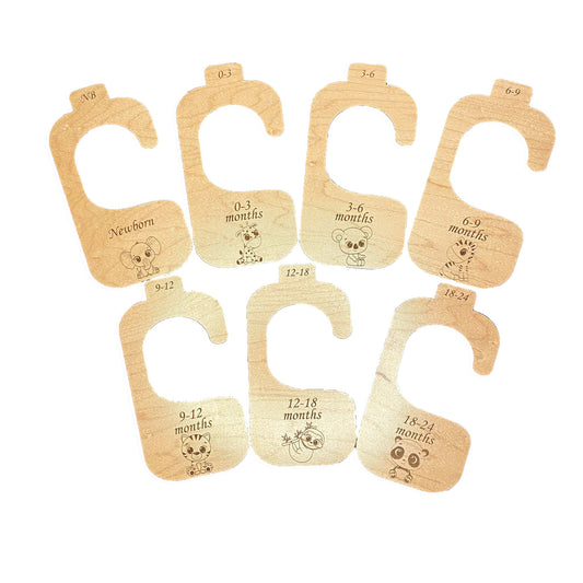 Tropical Animals Baby Clothes Closet Dividers