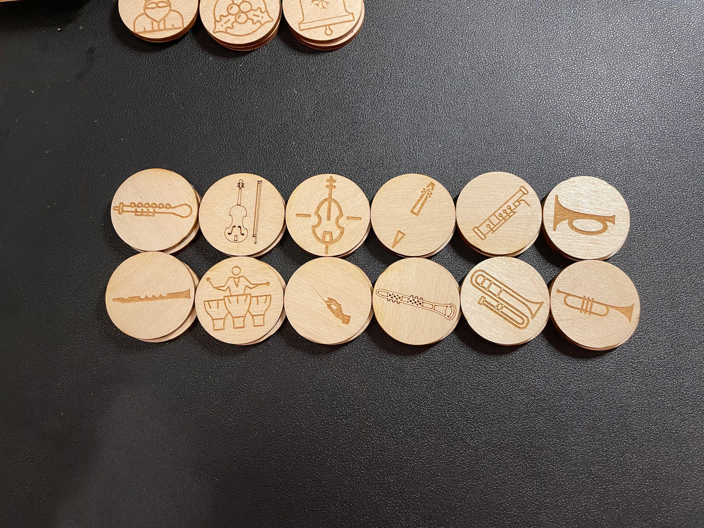 My Orchestra Instruments Memory Match Bag | Stocking Stuffer | Montessori | Early Education | Mix And Match | Burlap Bag Game