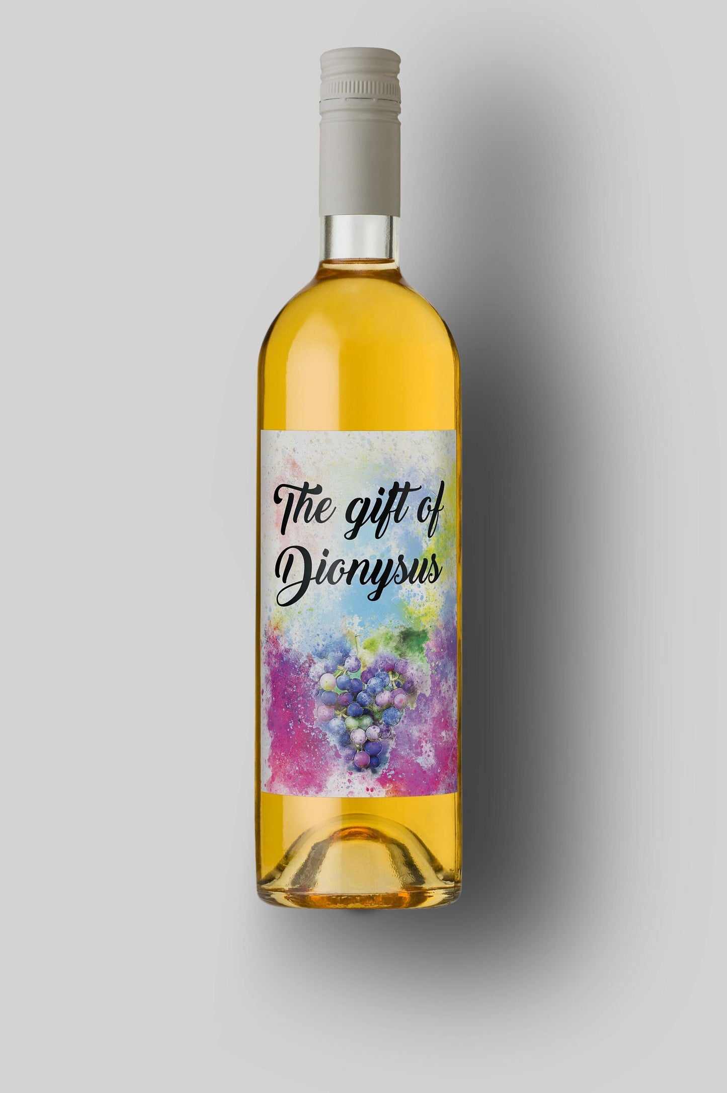 The Gift of Dionysus | Wine Grapes | Custom Wine Bottle Labels | Personalized Bottle Labels