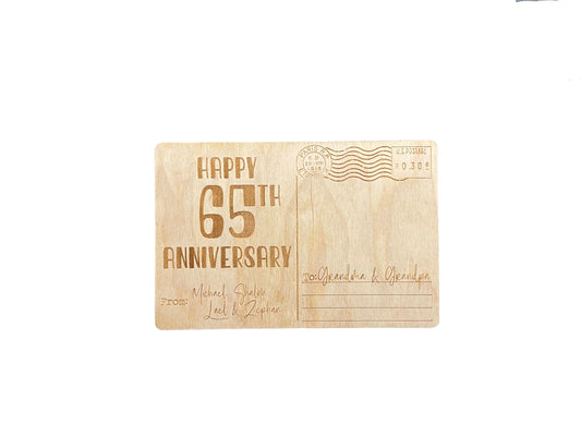 Happy Anniversary Card | Parisian Postcard