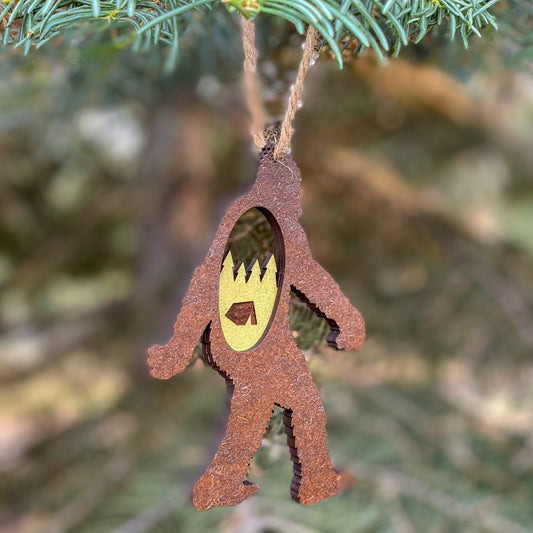 Layered Bigfoot Ornament | DIY Paint | Gift | Present Tag | Christmas Tree