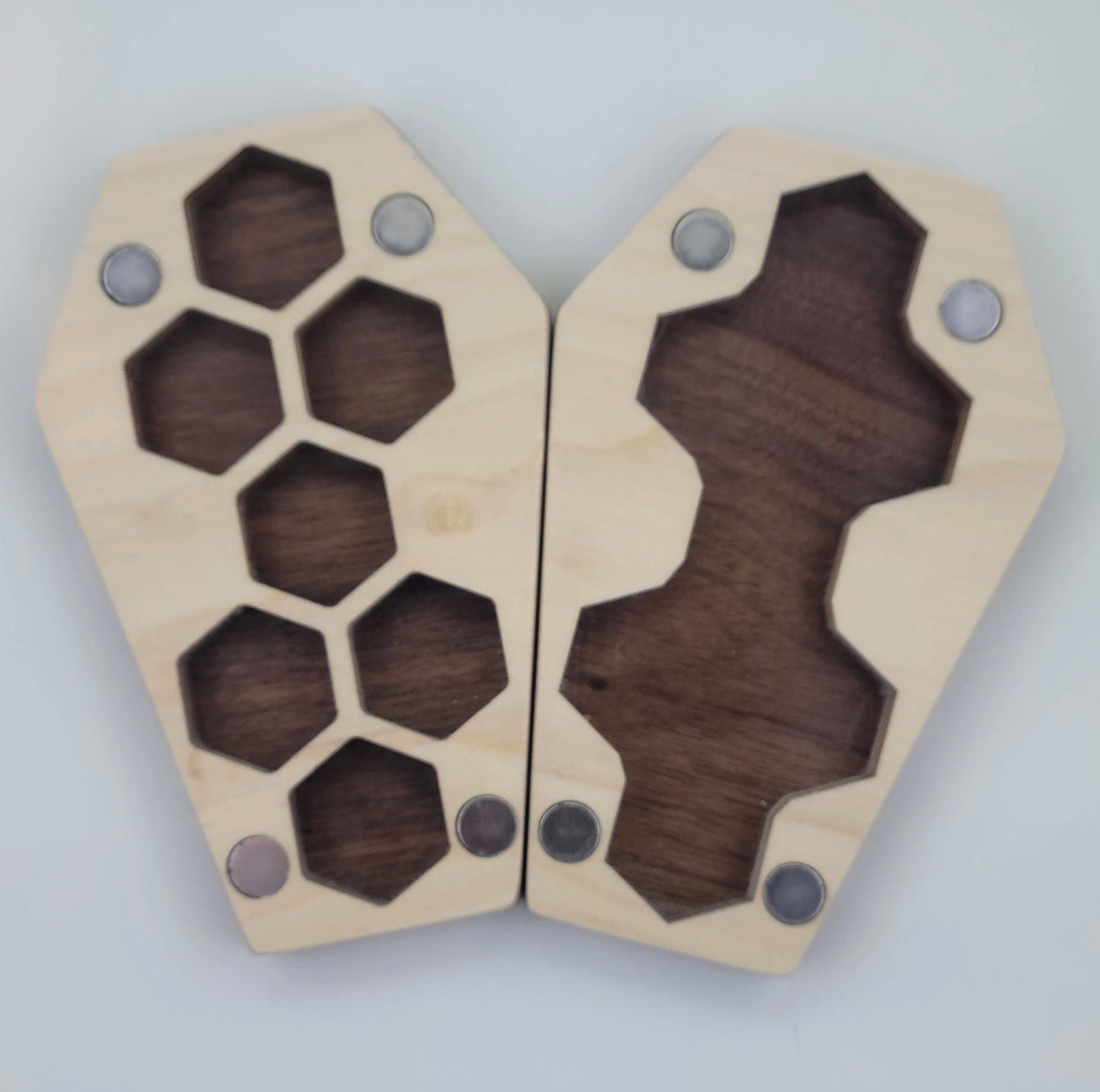 DIY Coffin Dice Vault | Roleplaying Game Condition Ring | RPG Board Game | Completed Size: 1.13 x 3.5 x 5.25 in | Assembly Required