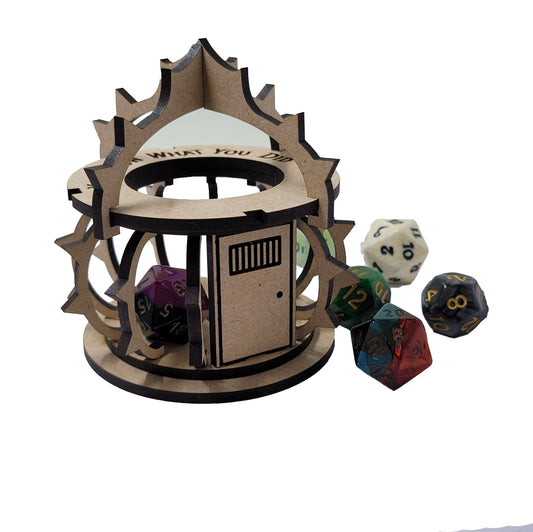 Twist Top Dice Jail | DIY Paint Project | Completed Size: 3.5 x 3.5 x 4.0 in | Board Game Accessory