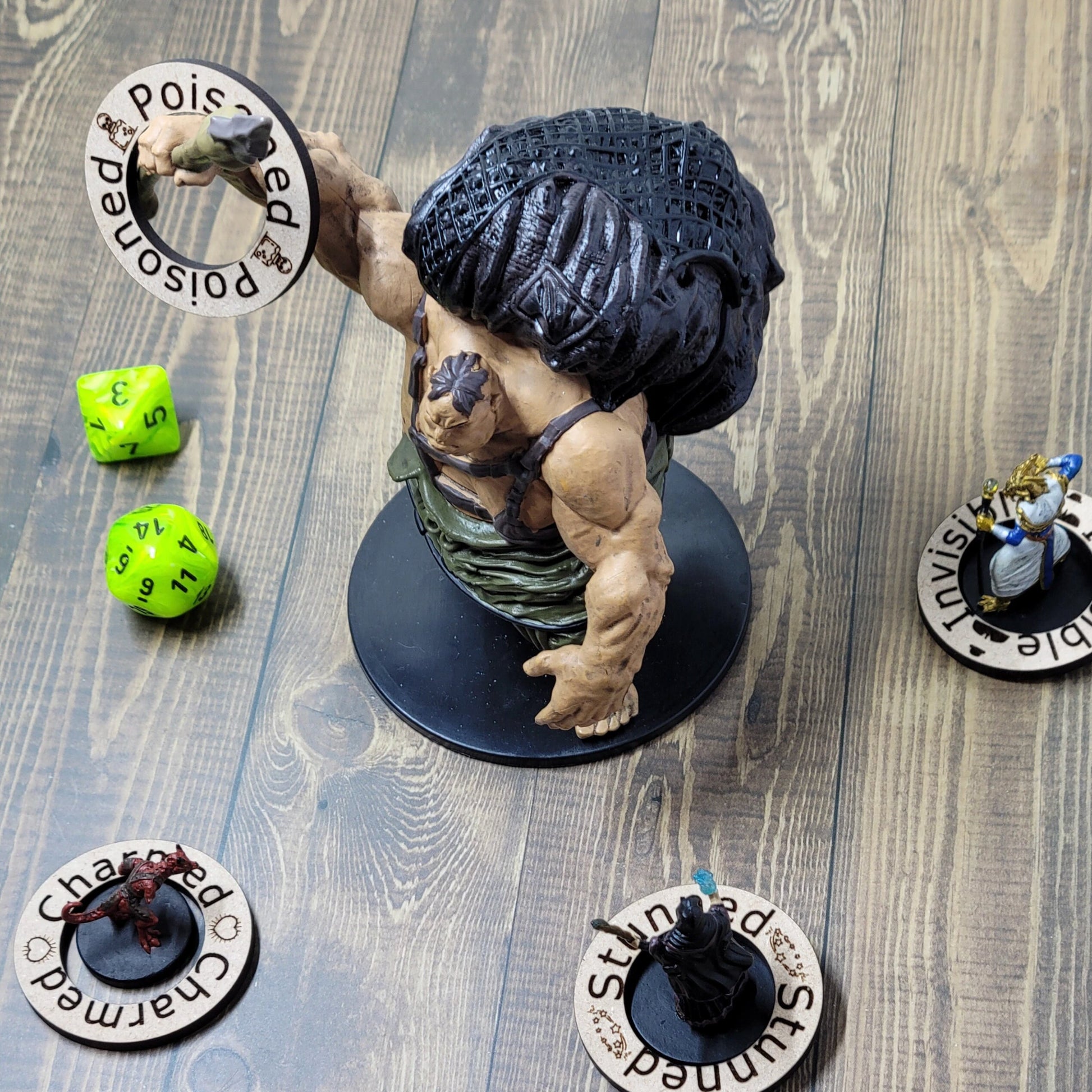 Roleplaying Game Condition Ring | RPG Board Game | Set of 14