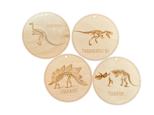 Dinosaur Bones Ornament | Children's Gift | Paleontology | Christmas Tree Ornaments