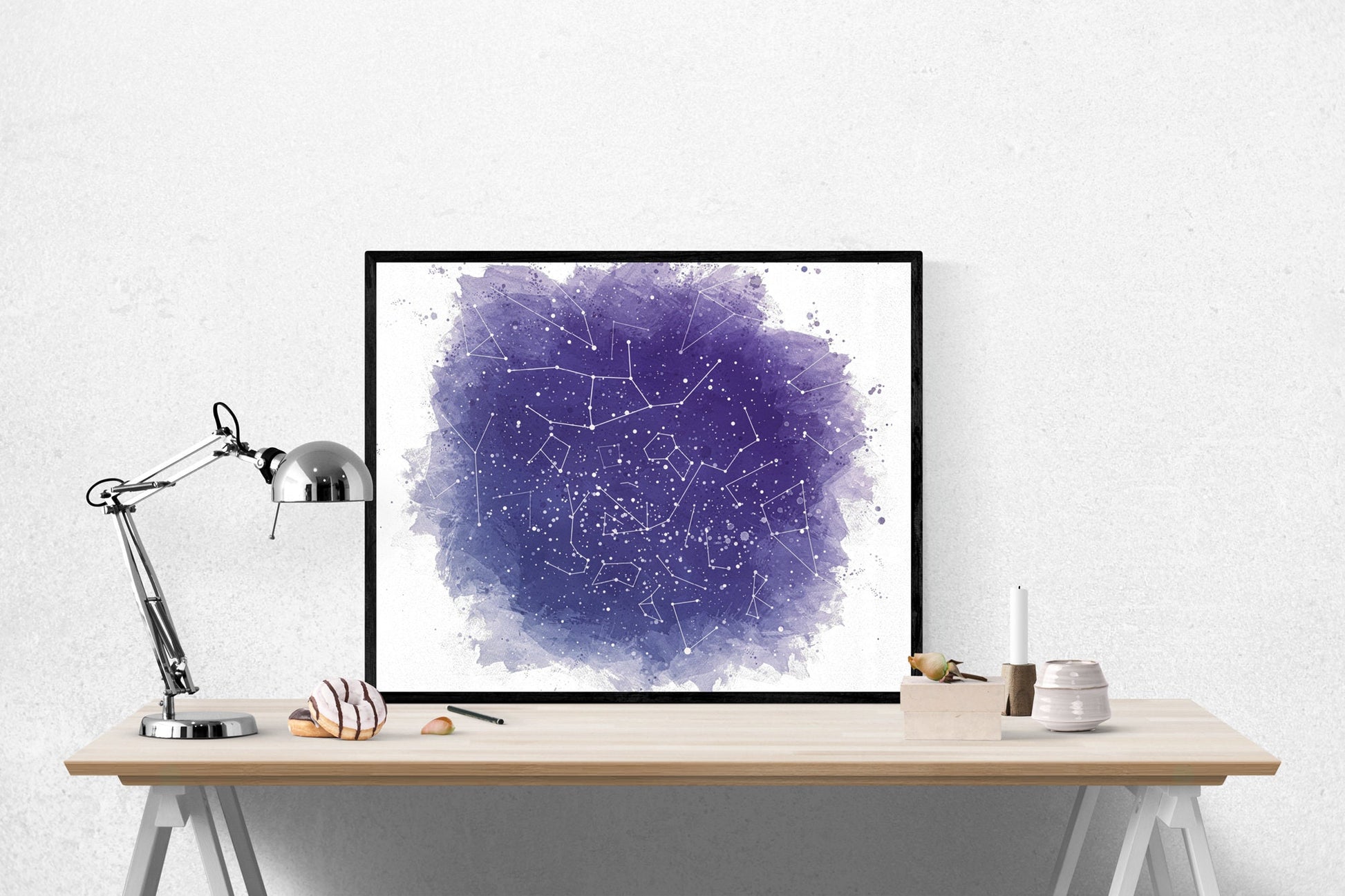 Zodiac Constellations | Astronomy | Astrology | Zodiac Symbols | Art Print