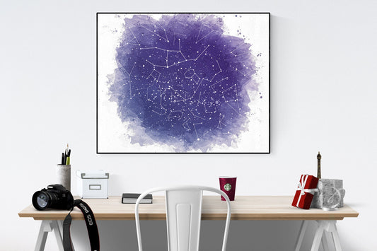 Zodiac Constellations | Astronomy | Astrology | Zodiac Symbols | Art Print