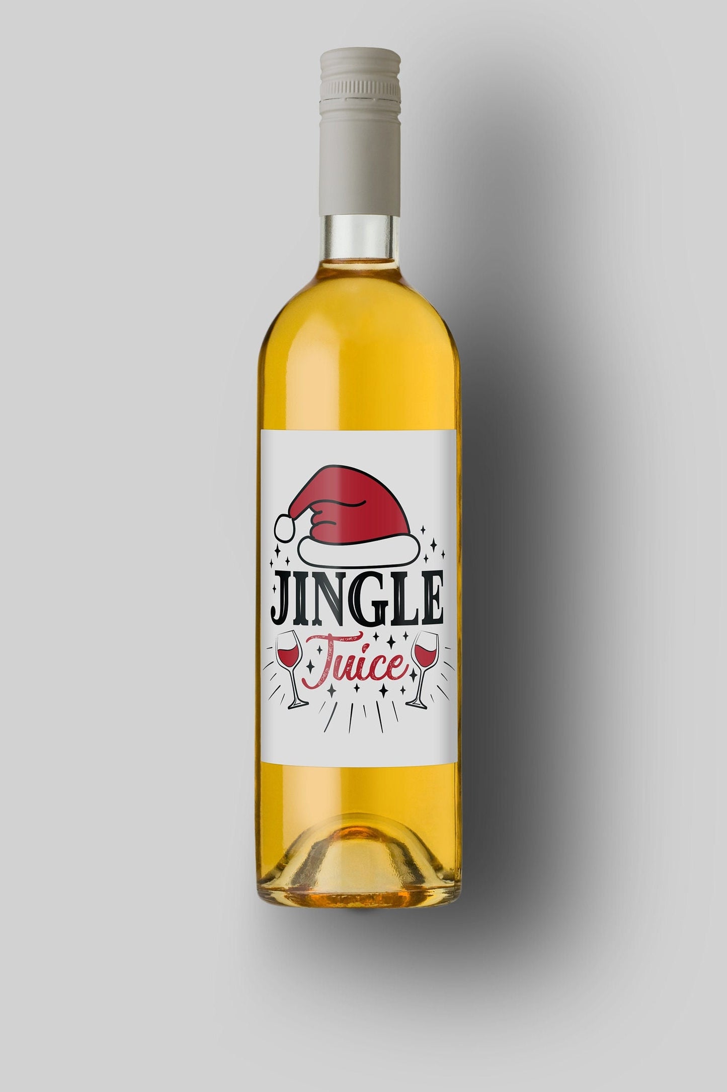 Jingle Juice | Custom Bottle Labels | Personalized Bottle | Christmas Holidays Label