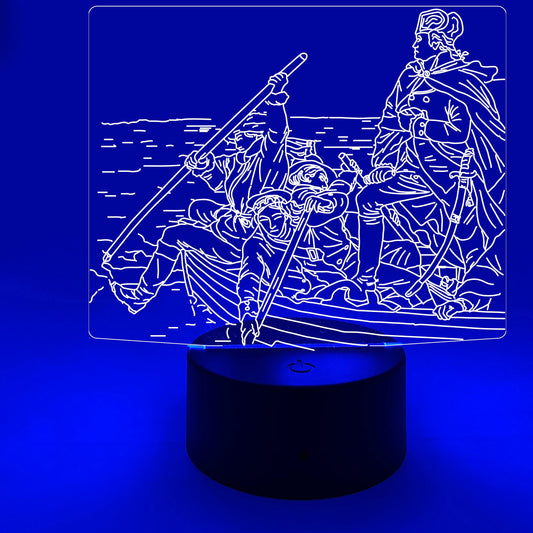 Washington Crossing The Delaware by Emanuel Leutze | Nightlight | LED Sign | Gifts for Kids | Kid Home Decor | Night Light for Kids