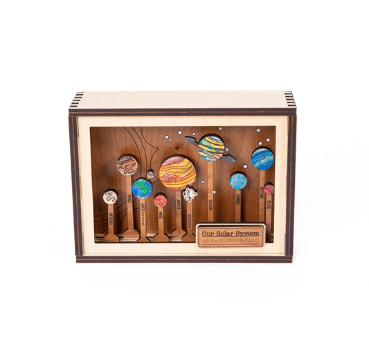 My Planetary Diorama Kit | Montessori | Early Education | Learning About The Solar System | Shadowbox | STEM | DIY Set | Assembly Required