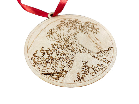 The Great Wave Off Kanazawa | Japanese | Ukiyo-e | Hokusai | Tsunami | Gift | Christmas Tree