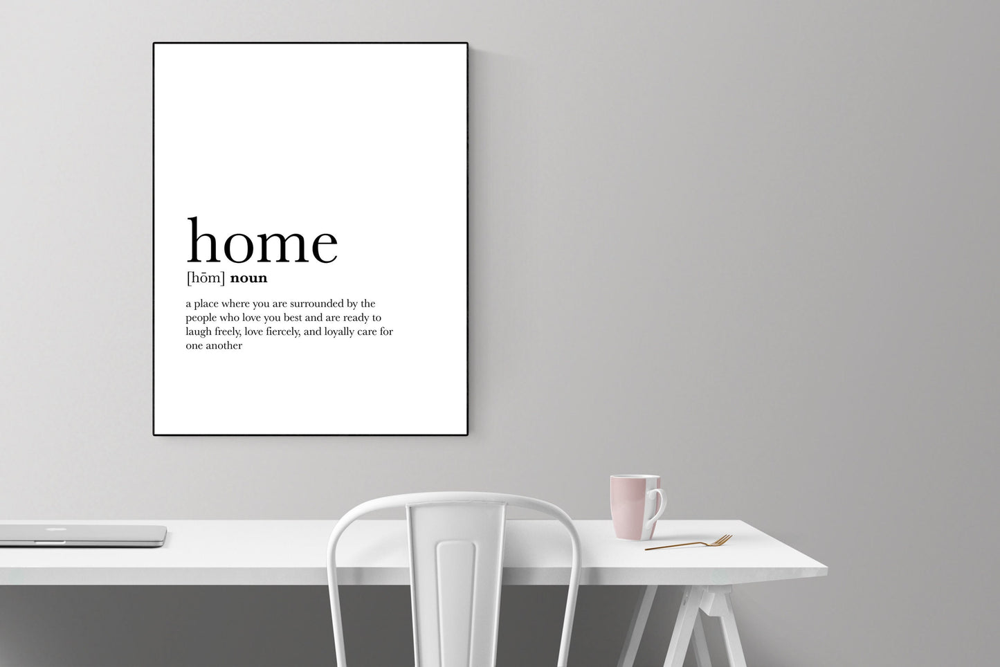 Home Definition | Family Living Room | Art Print