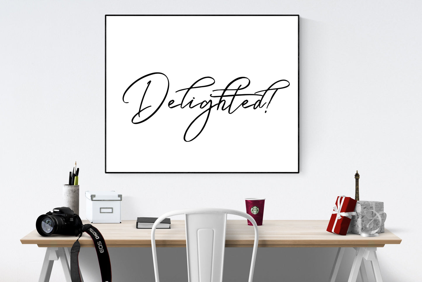 Delighted | Encouragement | Theodore Teddy Roosevelt | Art Print