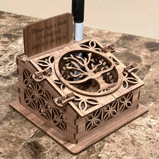 Tree of Life Decorative Box | Completed Size: 3.0 x 5.0 x 5.0 in  | Assembly & Painting Required