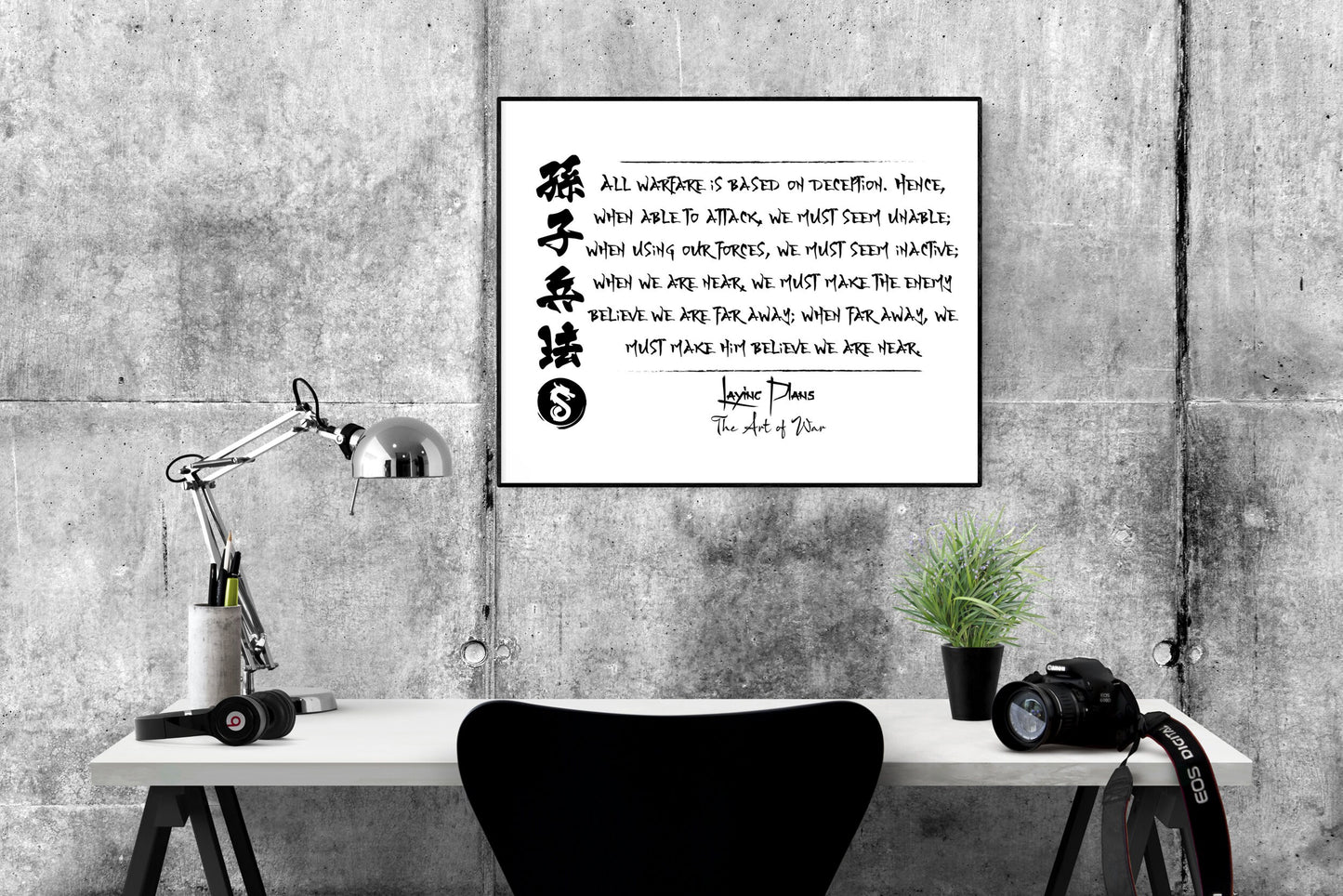 All Warfare Is Based On Deception | Laying Plans | The Art Of War | Sun Tzu | Art Print