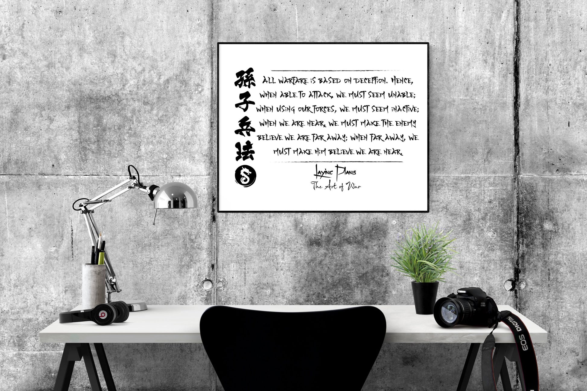 All Warfare Is Based On Deception | Laying Plans | The Art Of War | Sun Tzu | Art Print