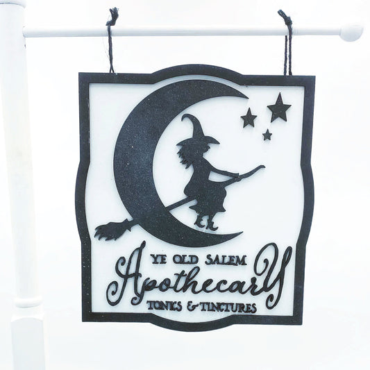DIY Paint Your Own Ye Old Apothecary Sign | Halloween | Fall Decor | 2-Layer | Do It Yourself | Painting and Assembly Required