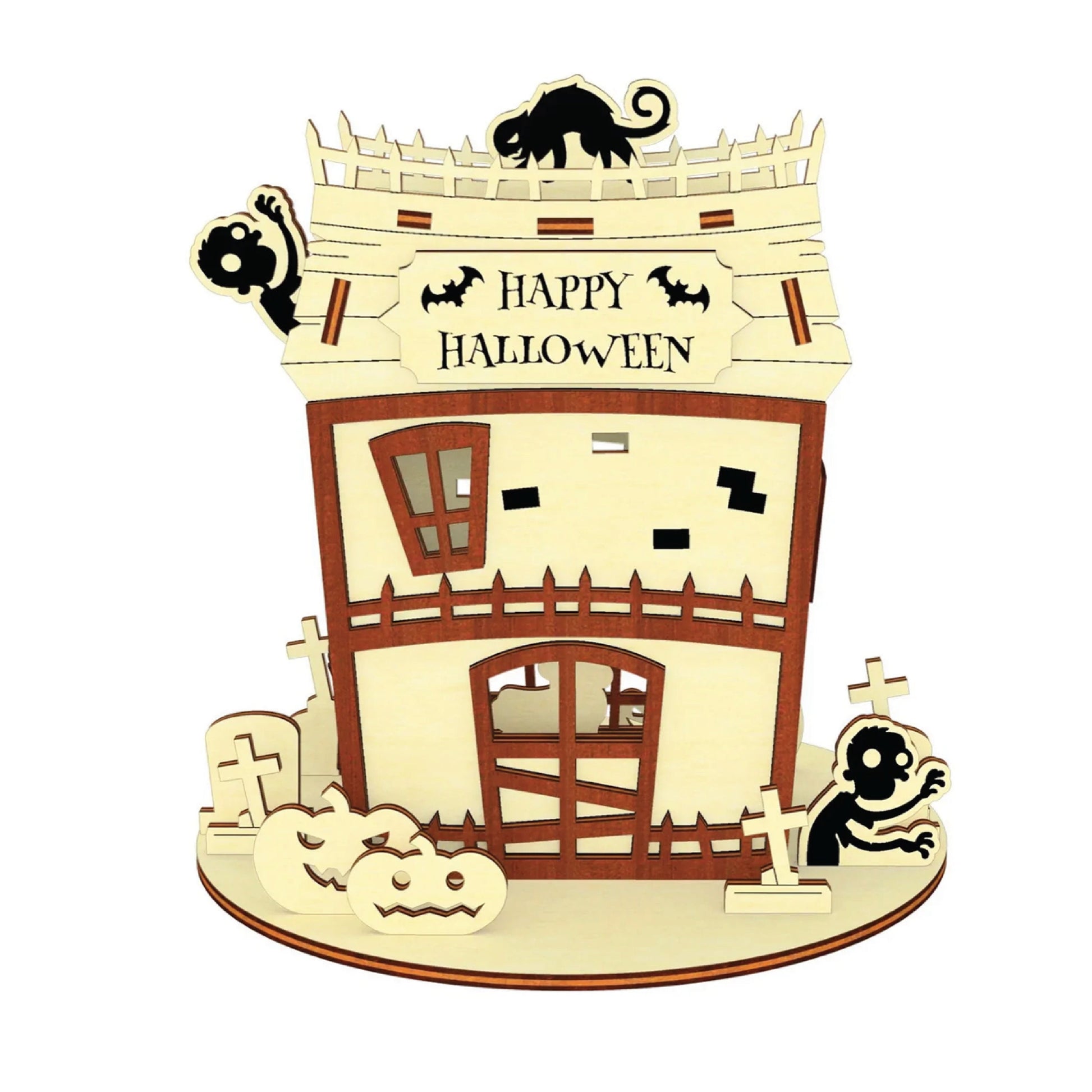 The Zombie's Halloween House | DIY Assembly And Painting Required