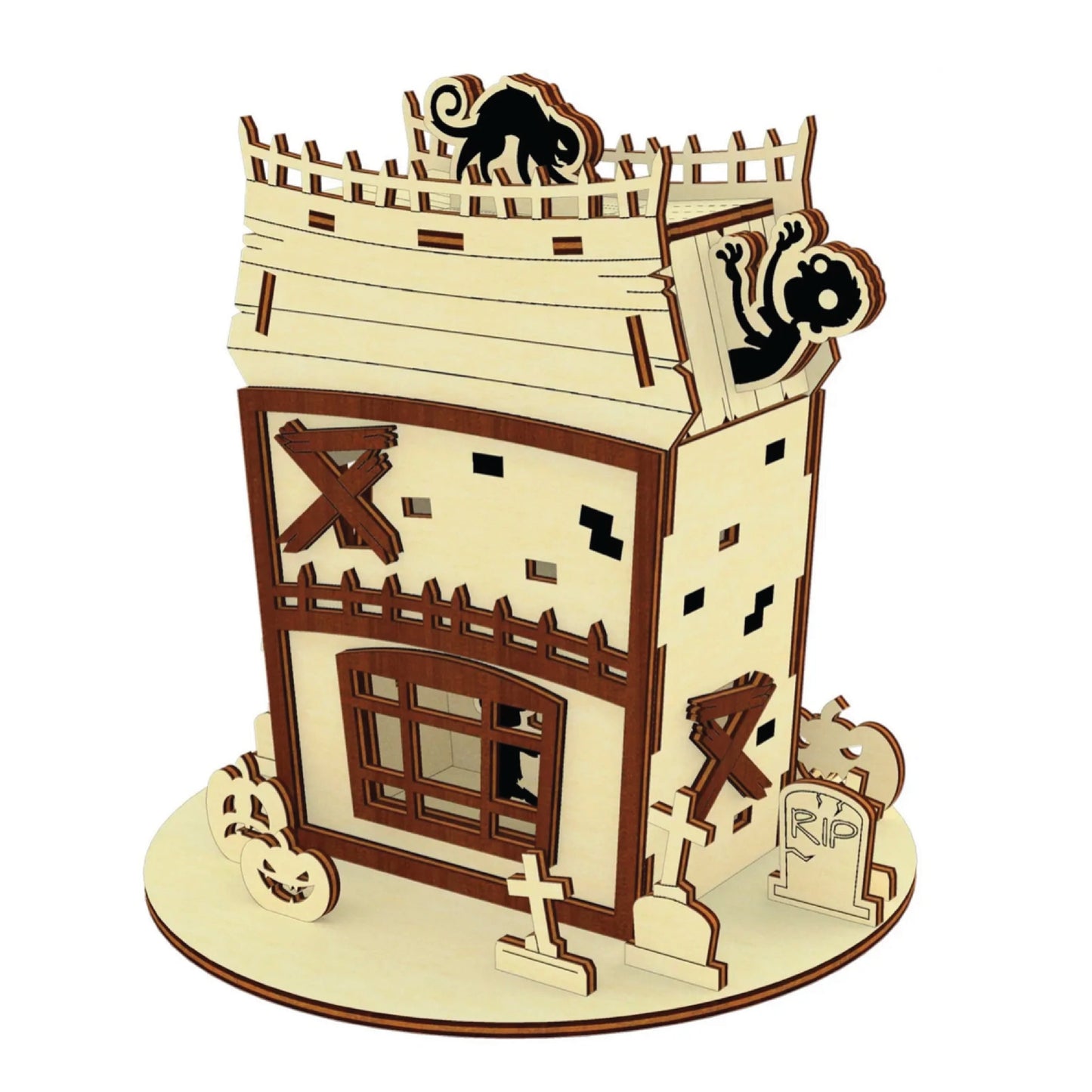 The Zombie's Halloween House | DIY Assembly And Painting Required