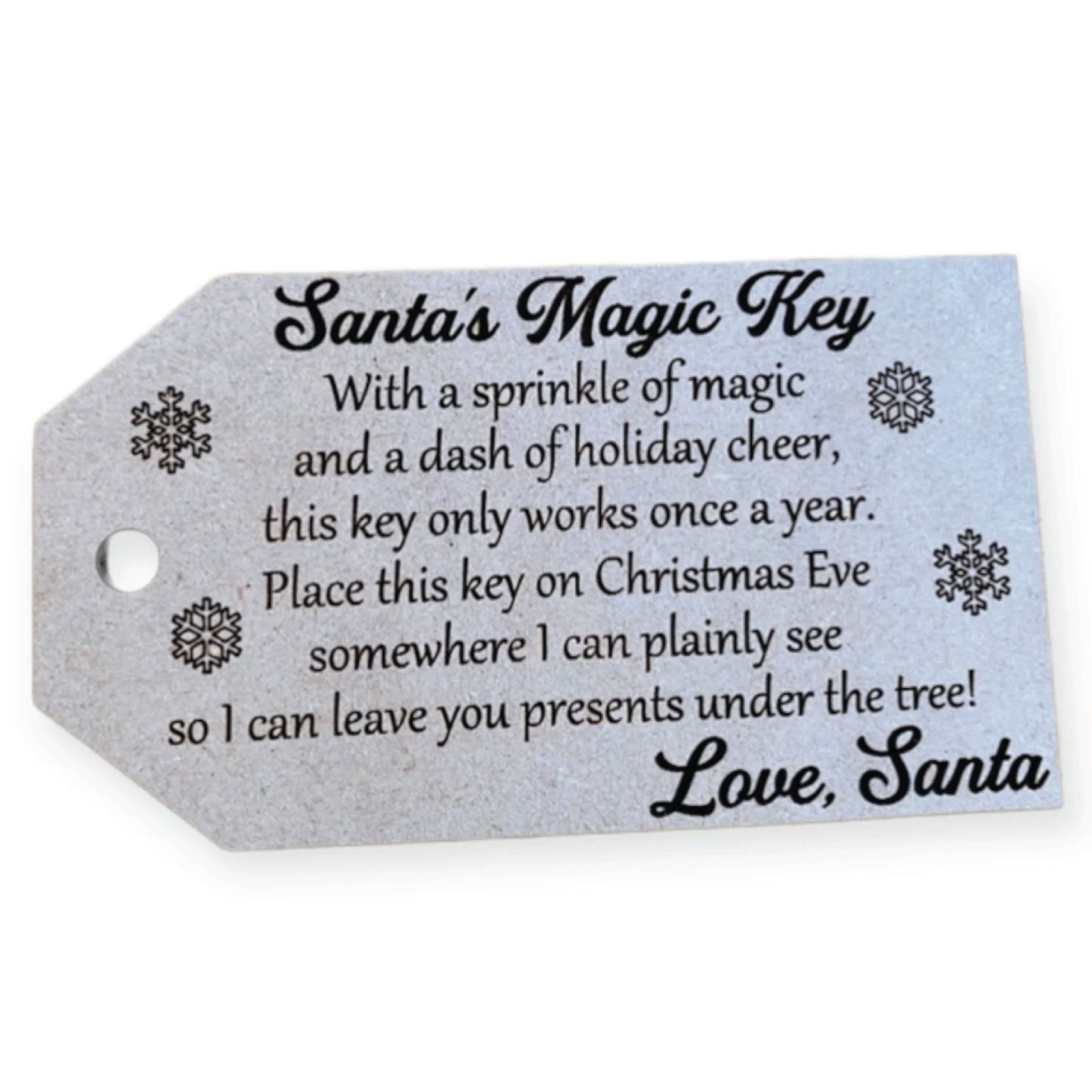Large Santa's Magic Key Christmas Holiday Ornament | Do It Yourself Project