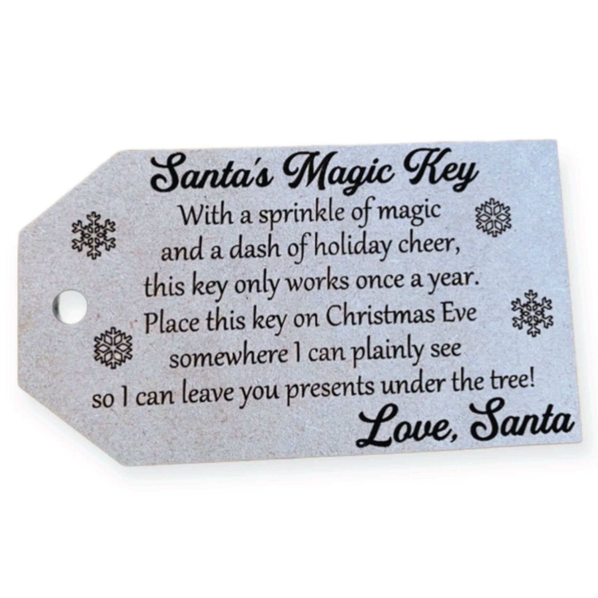 Large Santa's Magic Key Christmas Holiday Ornament | Do It Yourself Project