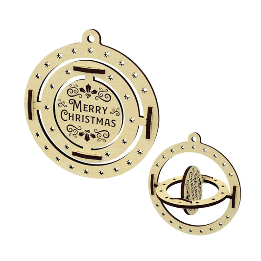 Merry Christmas Ornament | Gyroscope | Gift | Christmas Tree
