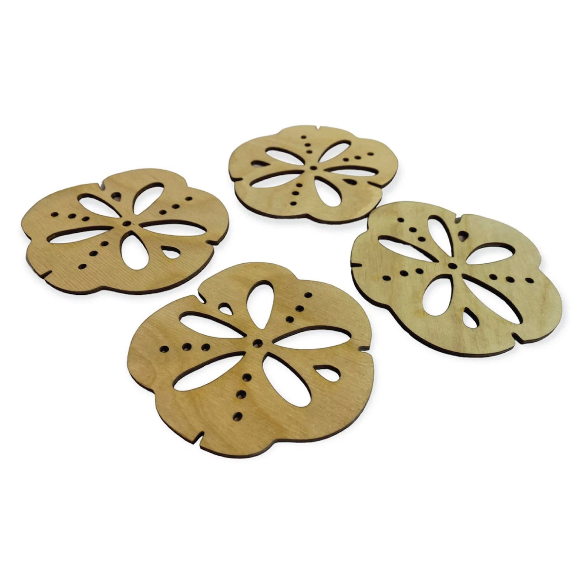 Sand Dollar Nautical Beach Coaster (Set of 4)