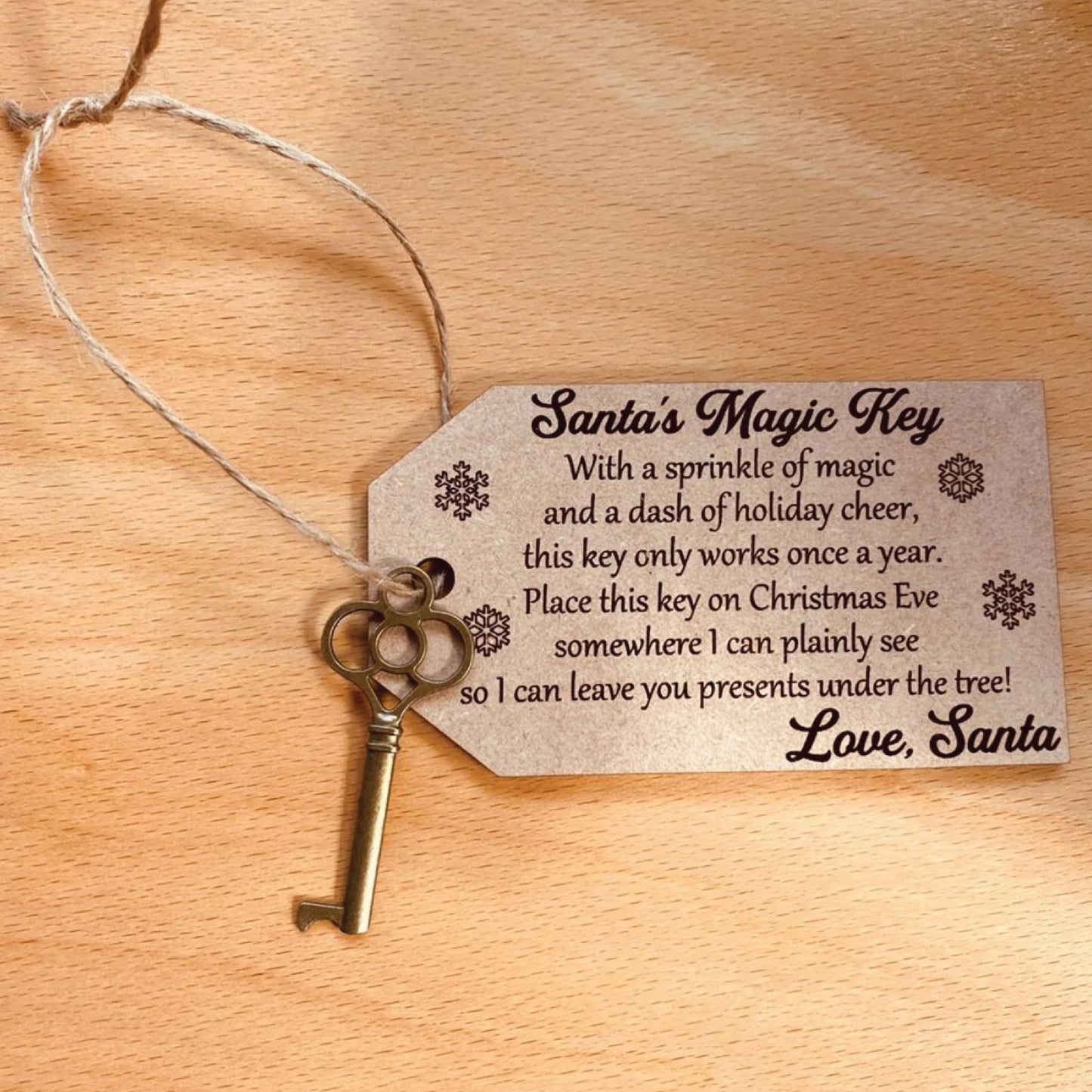 Large Santa's Magic Key Christmas Holiday Ornament | Do It Yourself Project