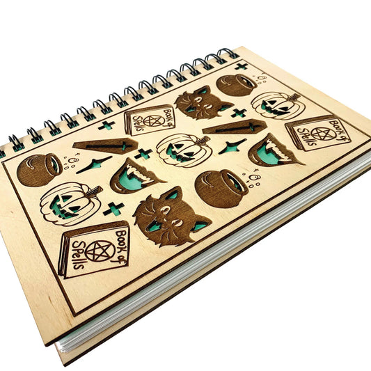 Moon And Stars | Wood | Drawing Diary