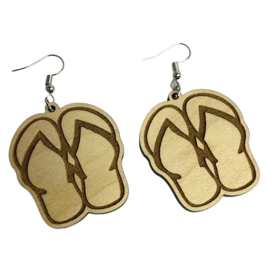 Flip Flop Summer Fun Stud & Dangle  Earrings | Requires Painting