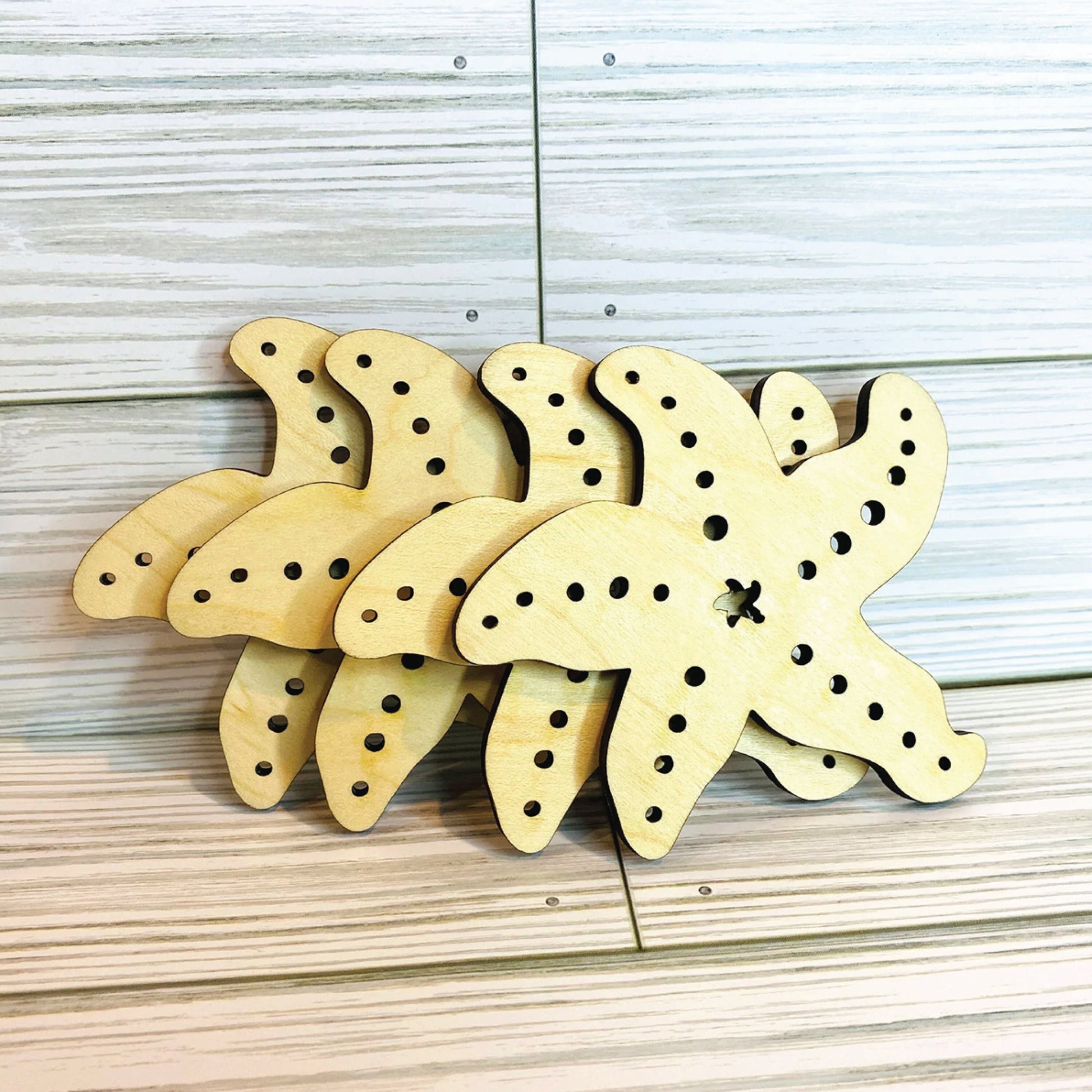 Starfish Nautical Beach Themed Coaster (Set of 4)