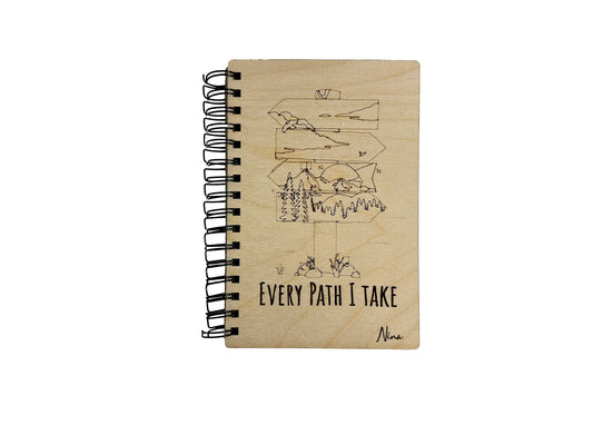 Every Step I Take | Nature | Forest | Writing Journal Or Diary | Sketchbook