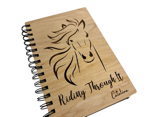 Riding Through It | Horse | Equestrian | Writing Journal Or Diary | Sketchbook
