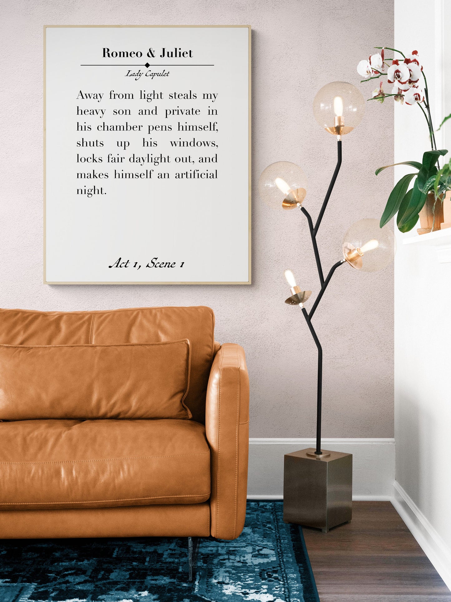 Away From Light Steals My Heavy Son | William Shakespeare | Romeo And Juliet | Literary Quote | Book Page | Art Print
