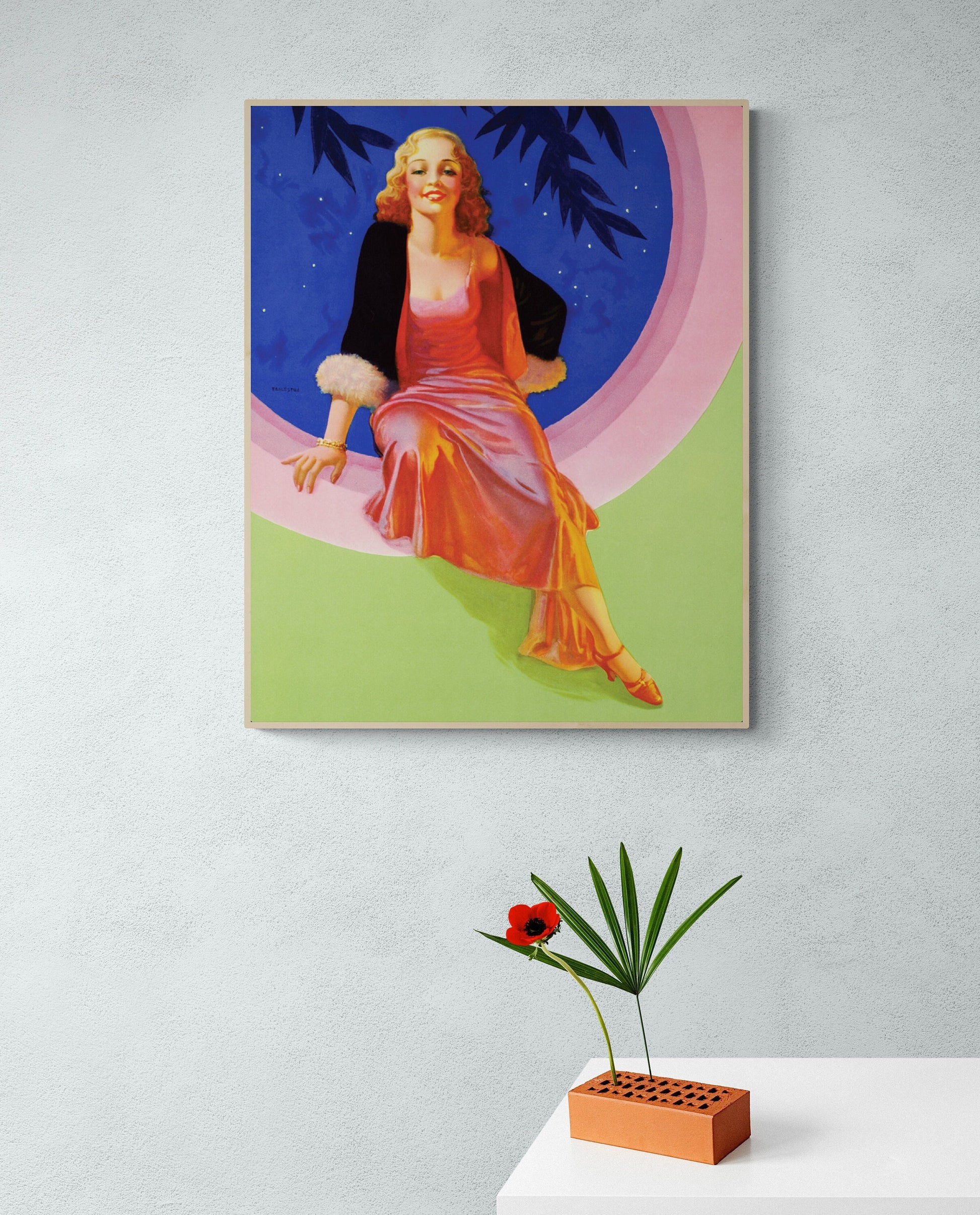 Smiling Through | Edward Mason Eggleston Painting | Giclée Art Print
