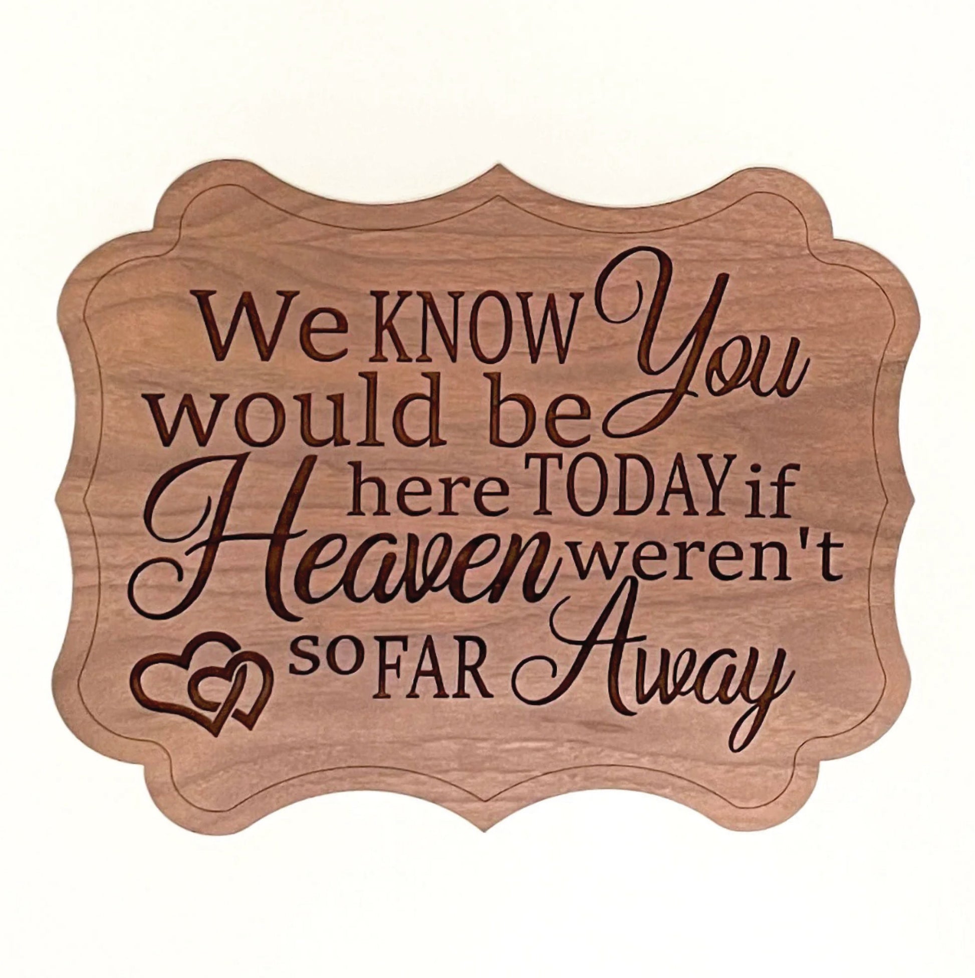If Heaven Weren't So Far Away | Memorial Sign | Wood | Home Decor