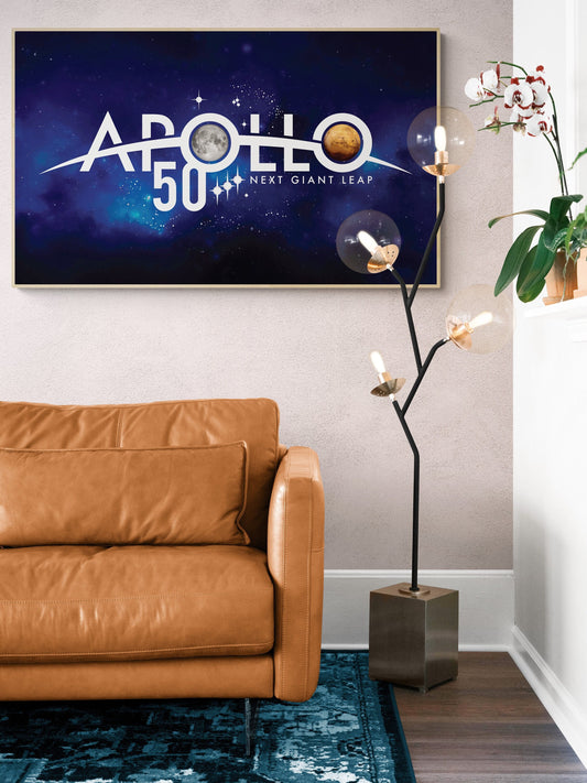 Apollo 50 Year Anniversary | Artemis Lunar  | Mars | NASA Art Print