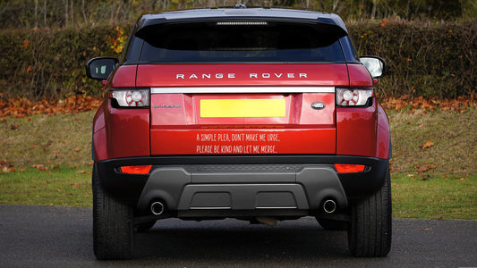 A Simple Plea, Don't Make Me Urge, Please Be Kind And Let Me Merge | Vinyl Car Decal | Family | Humor | Funny | Car | Van | Vinyl Sticker