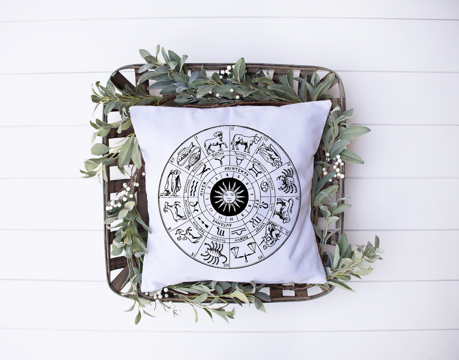 Zodiac Dial | Decorative Pillow | Custom Designed | Made In The USA